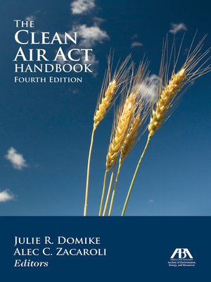 cover image of The Clean Air Act Handbook